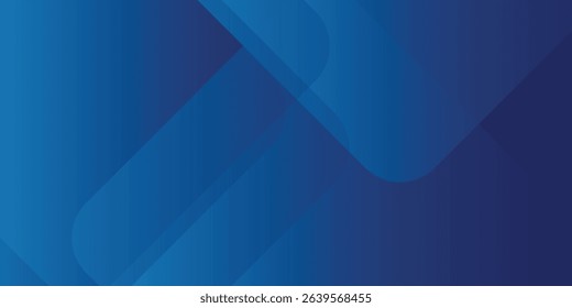 Abstract blue background with glowing geometric lines. Modern blue gradient square shape design. Futuristic technology concept. Suit for brochure, corporate, website, poster, banner. vector eps10