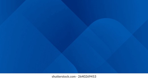 Abstract blue background with glowing geometric lines. Modern blue gradient square shape design. Futuristic technology concept. Suit for brochure, corporate, website, poster, banner, cover