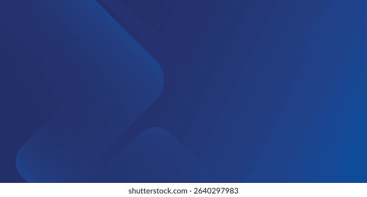 Abstract blue background with glowing geometric lines. Modern blue gradient square shape design. Futuristic technology concept. Suit for brochure, corporate, website, poster, banner, cover modern