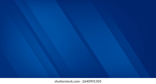Abstract blue background with glowing geometric lines. Modern blue gradient square shape design. Futuristic technology concept.eps 10