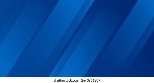 Abstract blue background with glowing geometric lines. Modern blue gradient square shape design. Futuristic technology concept.eps 10