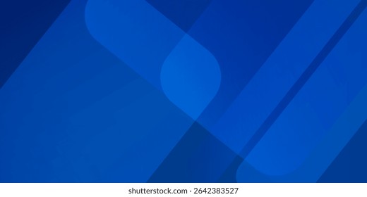 Abstract blue background with glowing geometric lines. Modern blue gradient square shape design. Futuristic technology concept. Suit for brochure, corporate, poster, banner, cover modern. eps 10