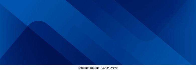 Abstract blue background with glowing geometric lines. Modern blue gradient square shape design. Futuristic technology concept. Suit for brochure, corporate, website, poster, banner, cover modern