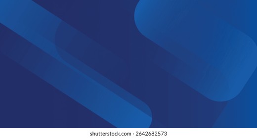 Abstract blue background with glowing geometric lines. Modern blue gradient square shape design. Futuristic technology concept. Suit for brochure, corporate, website, poster, banner, cover modern