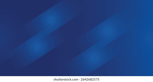 Abstract blue background with glowing geometric lines. Modern blue gradient square shape design. Futuristic technology concept.