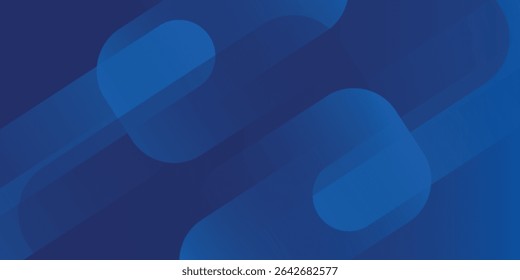 Abstract blue background with glowing geometric lines. Modern blue gradient square shape design. Futuristic technology concept. Suit for brochure, corporate, website, poster, banner, cover modern