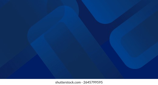 Abstract blue background with glowing geometric lines. Modern blue gradient square shape design. Futuristic technology concept. Suit for brochure, corporate, website, poster, banner, cover modern