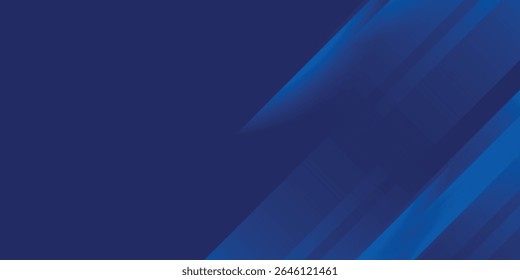 Abstract blue background with glowing geometric lines. Modern blue gradient square shape design. Futuristic technology concept. Suit for brochure, corporate, website, poster, banner, cover modern art
