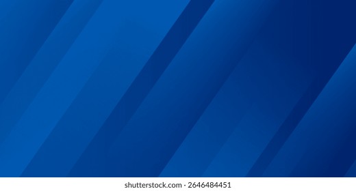Abstract blue background with glowing geometric lines. Modern blue gradient square shape design. Futuristic technology concept. Suit for brochure,
