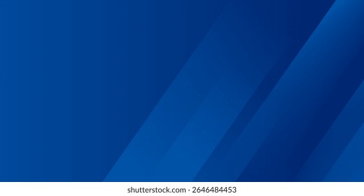 Abstract blue background with glowing geometric lines. Modern blue gradient square shape design. Futuristic technology concept. Suit for brochure,