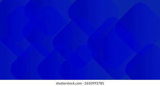 Abstract blue background with glowing geometric lines. Modern blue gradient square shape design. Futuristic technology concept. modern trendy design