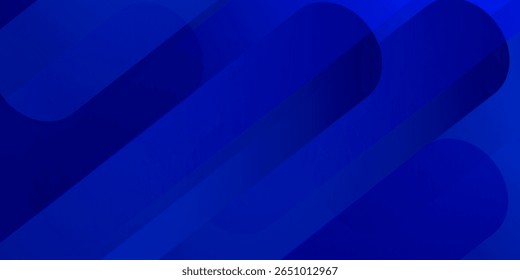 Abstract blue background with glowing geometric lines. Modern blue gradient square shape design. Futuristic technology concept. Suit for brochure, corporate, website, poster, banner, cover modern