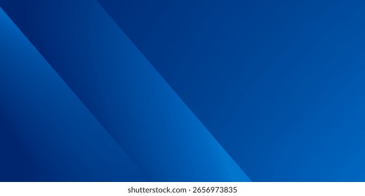 Fundo azul abstrato com linhas geométricas brilhantes. Design moderno de forma quadrada de gradiente azul. Conceito de tecnologia futurista. Terno para brochura,
