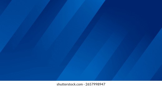 Abstract blue background with glowing geometric lines. Modern blue gradient square shape design. Futuristic technology concept. Suit for brochure,