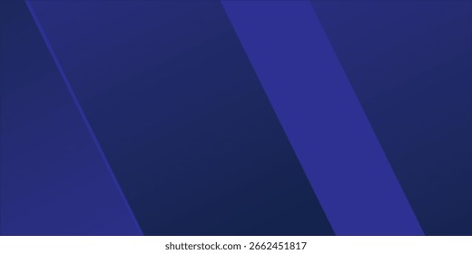 Fundo azul abstrato com linhas geométricas brilhantes. Design moderno de forma quadrada de gradiente azul. Conceito de tecnologia futurista. Terno para brochura, corporativo, site, cartaz, banner, capa moderna