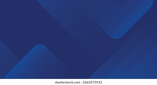 Abstract blue background with glowing geometric lines. Modern blue gradient square shape design. 