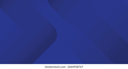 Abstrakter blauer Hintergrund mit leuchtenden geometrischen Linien. Modernes blaues Farbverlauf-Quadrat-Design. 
