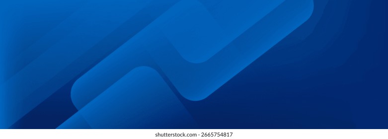 Fondo azul Abstractas con líneas geométricas brillantes. Diseño moderno de forma cuadrada degradada azul. Concepto de tecnología futurista. Traje para el folleto, corporativo, Sitio web, cartel, Anuncio, cubierta moderna