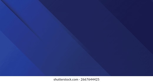 Abstrakter blauer Hintergrund mit leuchtenden geometrischen Linien. Modernes blaues Farbverlauf-Quadrat-Design. Futuristisches Technologiekonzept. Anzug für Broschüre, Corporate, Website, Poster, Banner, Hintergrund am Besten