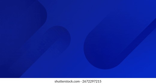 Abstract blue background with glowing geometric lines. Modern blue gradient square shape design. Modern creative trendy design