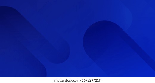 Abstract blue background with glowing geometric lines. Modern blue gradient square shape design. Modern trendy design in vector EPS 10