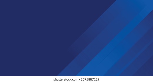 Abstract blue background with glowing geometric lines. Modern blue gradient square shape design. Futuristic technology concept. Suit for brochure, corporate, website, poster, banner,