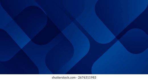 Abstract blue background with glowing geometric lines. Pattern