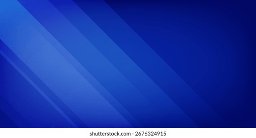 Abstract blue background with glowing geometric lines. Modern blue gradient square shape design. Modern trendy design in vector EPS 10