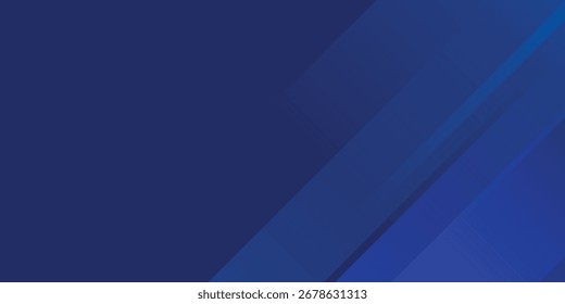Abstrakter blauer Hintergrund mit leuchtenden geometrischen Linien. Modernes blaues Farbverlauf-Quadrat-Design. Anzug für Broschüre, Corporate, Website, Poster, Banner, Cover modernes Grafikdesign