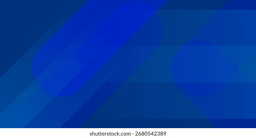 Fondo azul Abstractas con líneas geométricas brillantes. Diseño moderno de forma cuadrada degradada azul. Concepto de tecnología futurista. Traje para el folleto, corporativo, Sitio web, cartel, Anuncio, 