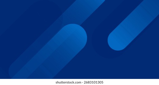Fondo azul Abstractas con líneas geométricas brillantes. Vector de ilustraciones