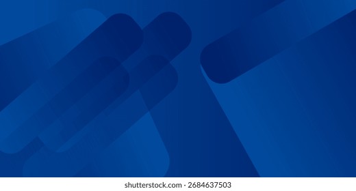 Fundo azul abstrato com linhas geométricas brilhantes. Design moderno de forma quadrada de gradiente azul. Conceito de tecnologia futurista. Terno para brochura, corporativo, site, cartaz, banner, capa moderna