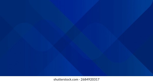 Fundo azul abstrato com linhas geométricas brilhantes. Design de forma quadrada gradiente azul moderno. padrão simples bom vetor