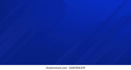 Fundo azul abstrato com linhas geométricas brilhantes. Design moderno de forma quadrada de gradiente azul. Conceito de tecnologia futurista. Terno para brochura, corporativo, site, cartaz, banner, capa moderna