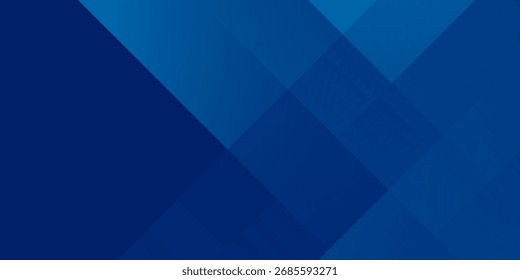 Fundo azul abstrato com linhas geométricas brilhantes. Design moderno de forma quadrada de gradiente azul. Conceito de tecnologia futurista. Terno para brochura, corporativo, cartaz, banner, tampa moderna. eps 10