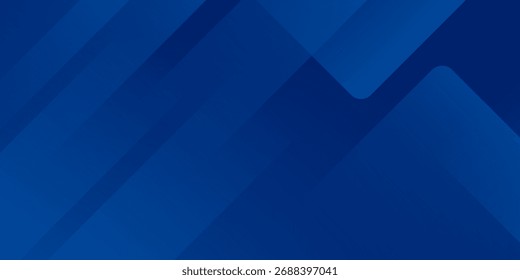 Abstract blue background with glowing geometric lines. Modern blue gradient square shape design. Futuristic technology concept. Suit for brochure, corporate, poster, banner, cover modern. eps 10
