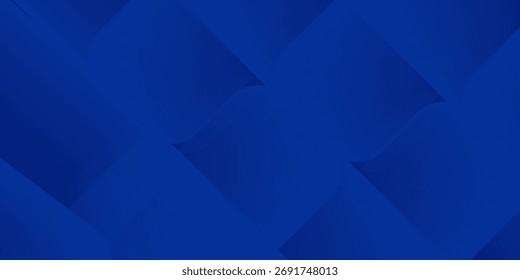 Abstract blue background with glowing geometric lines. Modern blue gradient square shape design. Futuristic technology concept. Suit for brochure, corporate, website, poster, banner, 