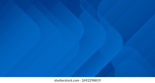 Abstract blue background with glowing geometric lines. Modern blue gradient square shape design. Futuristic technology concept. Suit for brochure, corporate, website, poster, banner, 