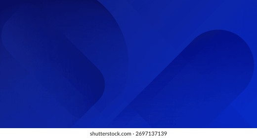 Abstract blue background with glowing geometric lines. Modern blue gradient square shape design. Modern Trendy design in Vector Illustration