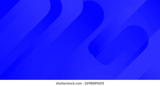 Fondo azul Abstractas con líneas geométricas brillantes. Diseño moderno de forma cuadrada degradada azul. Concepto de tecnología futurista. Traje para el folleto, corporativo, Sitio web, cartel, Anuncio, cubierta moderna