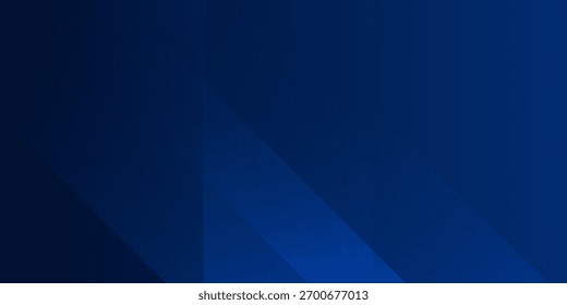 Fondo azul Abstractas con líneas geométricas brillantes. Diseño moderno de forma cuadrada degradada azul. Concepto de Tecnología futurista