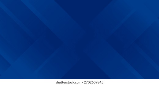 Abstract blue background with glowing geometric lines. Modern blue gradient square shape design. Futuristic technology concept. Suit for brochure, corporate, website, poster, banner, 