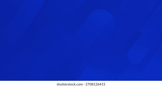 Abstrakter blauer Hintergrund mit leuchtenden geometrischen Linien. Modernes blaues Farbverlauf-Quadrat-Design. Futuristisches Technologiekonzept. Anzug für Broschüre, Corporate, Vektorgrafik