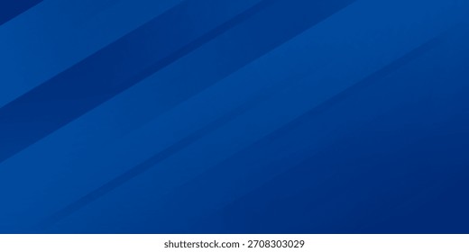 Fundo azul abstrato com linhas geométricas brilhantes. Design moderno de forma quadrada de gradiente azul. Conceito de tecnologia futurista. Terno para brochura,
