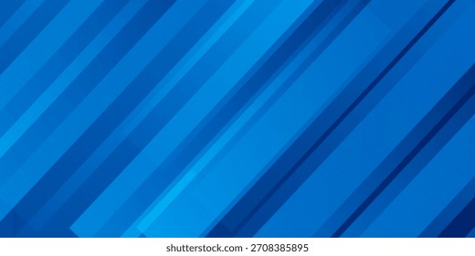 Fundo azul abstrato com linhas geométricas brilhantes. Design moderno de forma quadrada de gradiente azul. Conceito de tecnologia futurista. Terno para brochura,