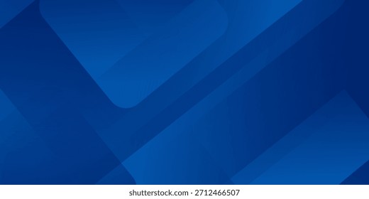 Abstrakter blauer Hintergrund mit leuchtenden geometrischen Linien. Modernes blaues Farbverlauf-Quadrat-Design. Futuristisches Technologiekonzept. Anzug für Broschüre, Corporate, Website, Poster, Banner, Cover modern