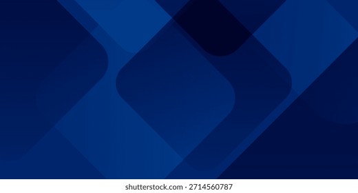 Abstract blue background with glowing geometric lines. Modern blue gradient square shape design. futuristic