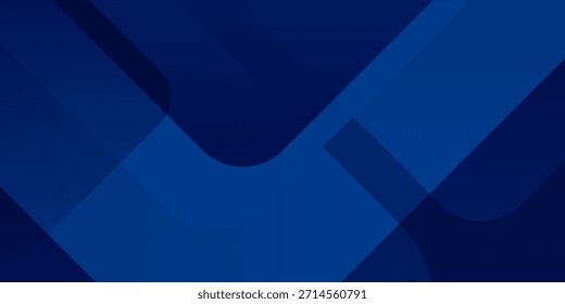 Abstract blue background with glowing geometric lines. Modern blue gradient square shape design. futuristic good