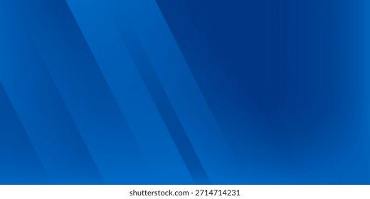 Abstract blue background with glowing geometric lines. Modern blue gradient square shape design. Futuristic technology concept. Suit for brochure,