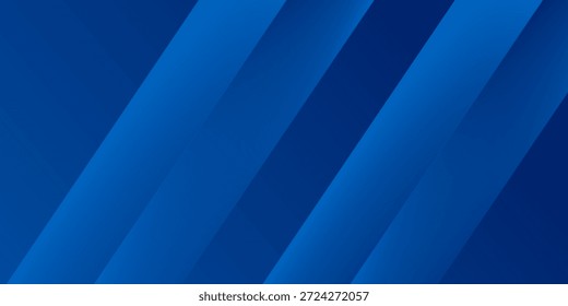 Abstract blue background with glowing geometric lines. Modern blue gradient square shape design. Futuristic technology concept. Suit for brochure,